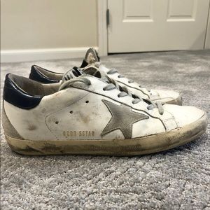 Distressed Golden Goose Superstars
